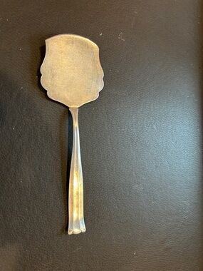 Vintage Silver Plate Serving Spoon - Shovel Style